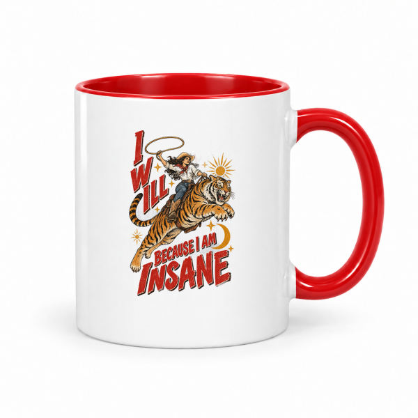 storeops-06eeedff67d8d23c96cc0f7b31980a9cacb2ae7a858a663a72b729416c465c99 I Will Succeed Cowgirl Tiger – Accent Mug 11oz