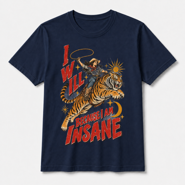 I Will Succeed Cowgirl Tiger – Bella Canvas 3001 T-Shirt