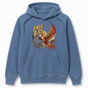 Free Bird Since 1973 – Comfort Colors 1567 Hoodie