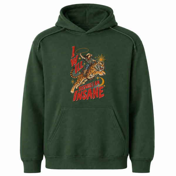I Will Succeed Cowgirl Tiger – Gildan 18500 Hoodie