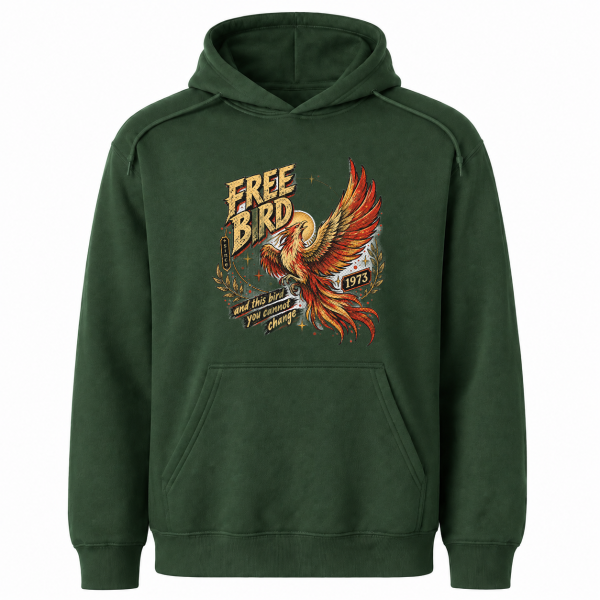 storeops-1643f95f166bd00e6f3c61f479c949a3c86523ea2ebe90b8f4651ca44cdec12f Free Bird Since 1973 – Gildan 18500 Hoodie