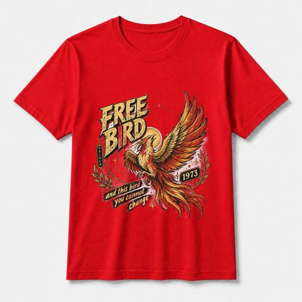 storeops-2cf32c3e0864b8bc5e64edaad54b204c22b52957f88bba90f48dfadc2bbf62c7 Free Bird Since 1973 – Bella Canvas 3001 T-Shirt