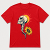 storeops-2f84ab4019e00fe3d1606827f239f5190411f2b7a9172ef6b4e7b9557270233d Skull Sunflower – Gildan 5000 T-Shirt
