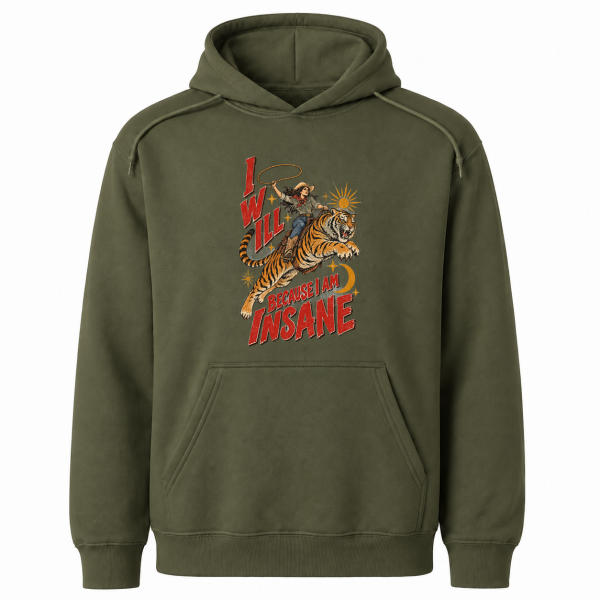 I Will Succeed Cowgirl Tiger – Gildan 18500 Hoodie