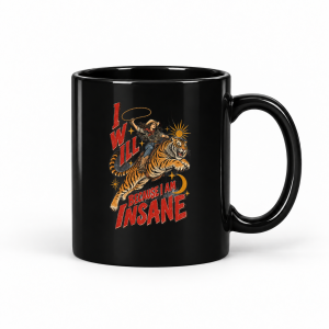 I Will Succeed Cowgirl Tiger – Ceramic Mug 11oz