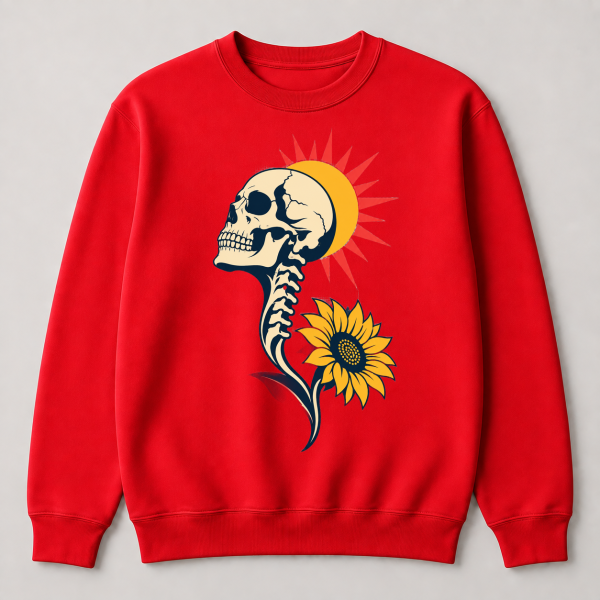 storeops-5539642439975d78ae25a8a3eaf1afc90d7ccff253dc625b897607017c5d5d3b Skull Sunflower – Gildan 18000 Sweatshirt