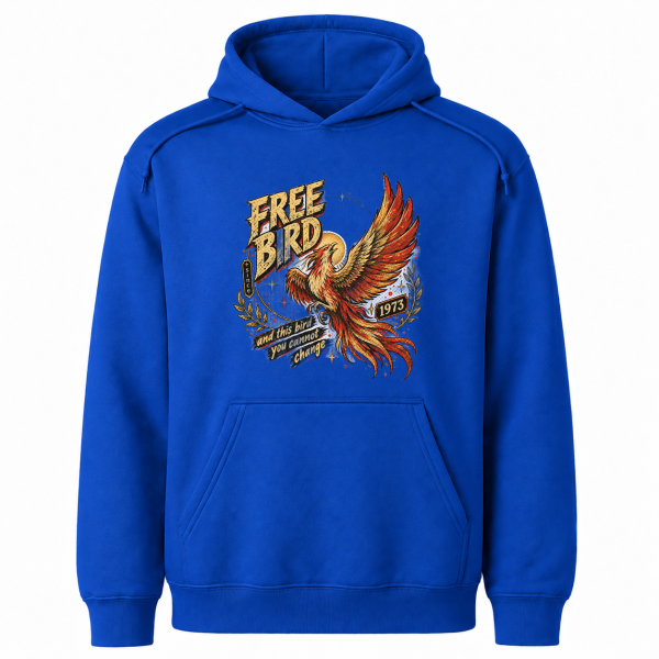 storeops-55d8140aa42df35280d447e39d02bd4d7264d6a2735bf26bf221d9e52cb47d42 Free Bird Since 1973 – Gildan 18500 Hoodie