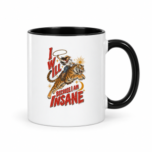 I Will Succeed Cowgirl Tiger – Accent Mug 11oz