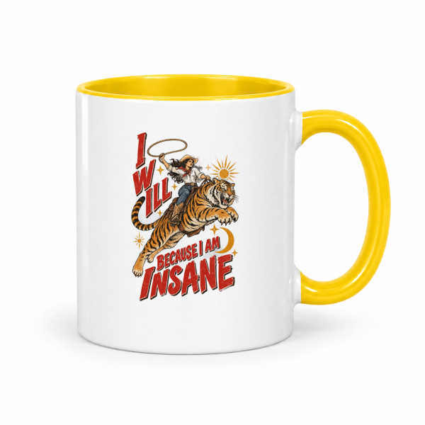 storeops-56d5abf945a66ea463c2294bc522edb10fe524a6fcd663fd678221cca10c79c8 I Will Succeed Cowgirl Tiger – Accent Mug 11oz