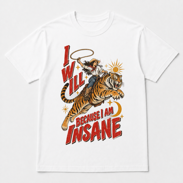 I Will Succeed Cowgirl Tiger – Comfort Colors 1717 T-Shirt
