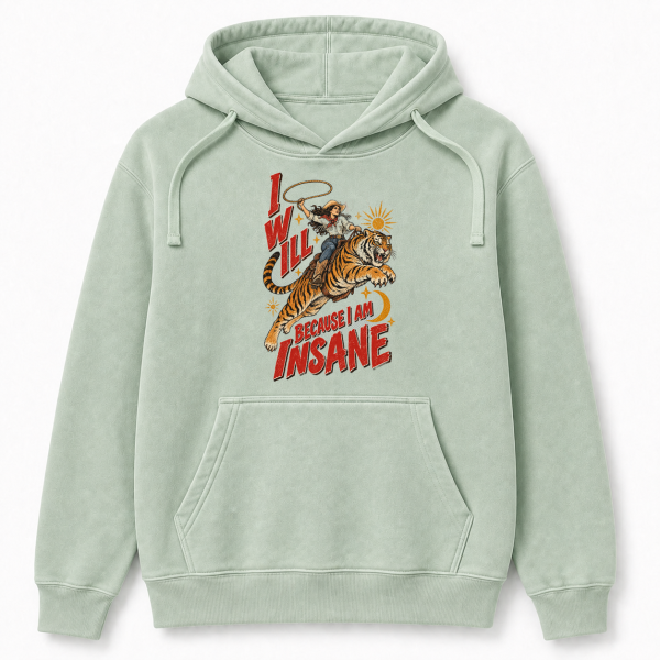 I Will Succeed Cowgirl Tiger – Comfort Colors 1567 Hoodie