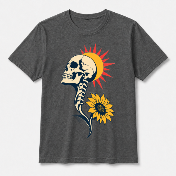 storeops-673bace4362460cf62a69a7eef3b86135ebf7f43da1eb0673d1fd69fb4d46526 Skull Sunflower – Bella Canvas 3001 T-Shirt
