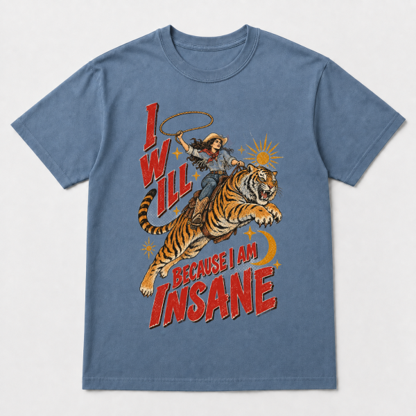 I Will Succeed Cowgirl Tiger – Comfort Colors 1717 T-Shirt
