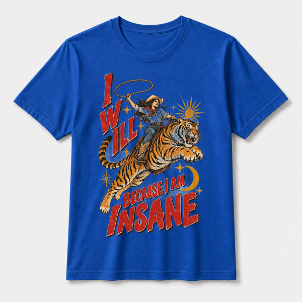 I Will Succeed Cowgirl Tiger – Bella Canvas 3001 T-Shirt