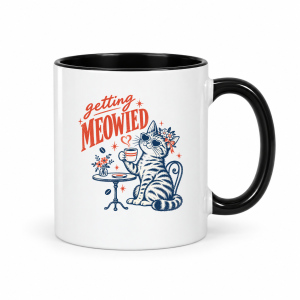 Getting Meowied Cat – Accent Mug 11oz
