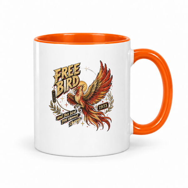 Free Bird Since 1973 – Accent Mug 11oz