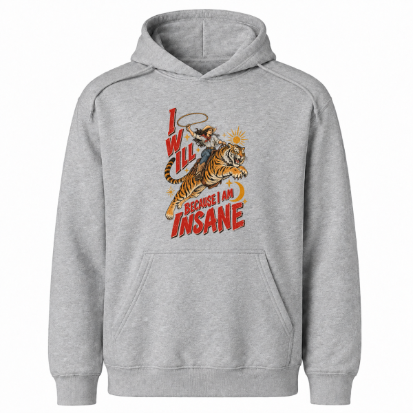 I Will Succeed Cowgirl Tiger – Gildan 18500 Hoodie