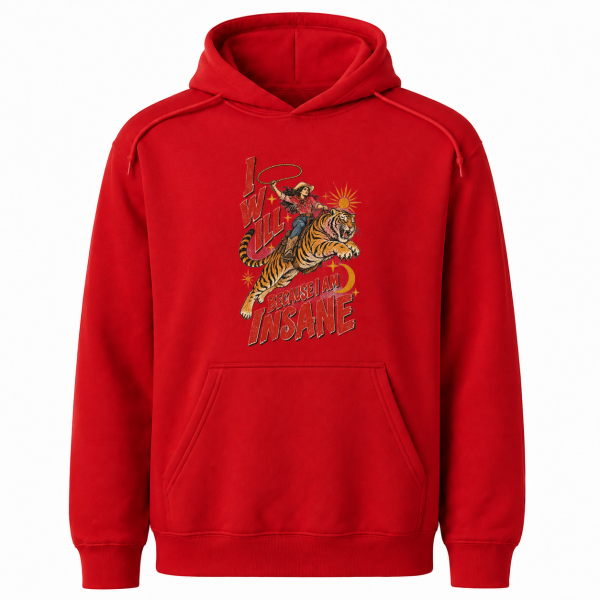 I Will Succeed Cowgirl Tiger – Gildan 18500 Hoodie