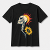 storeops-a2ddf470c551438b807d62d783dc360f770b2d1f661142c8f9faf66873524a9e Skull Sunflower – Bella Canvas 3001 T-Shirt