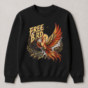 Free Bird Since 1973 – Gildan 18000 Sweatshirt