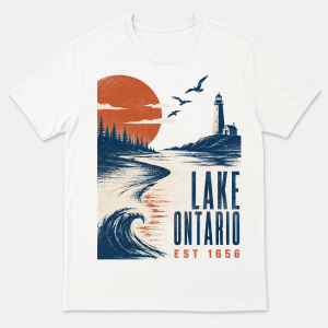 storeops-b8c393562788e25dc158059720ba8db67610cd37c2bcdf973dc121537d275e49 Lake Ontario Lighthouse Graphic T-Shirt – Bella Canvas 3001