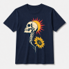 storeops-b9a041e3eb2784ee87292f3aaa753463406118d4f79146c4d13d919e73e6da01 Skull Sunflower – Bella Canvas 3001 T-Shirt