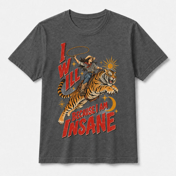 I Will Succeed Cowgirl Tiger – Bella Canvas 3001 T-Shirt