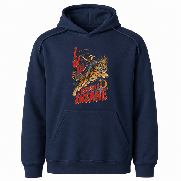 I Will Succeed Cowgirl Tiger – Gildan 18500 Hoodie