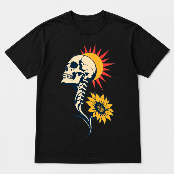 storeops-d2579958b5c3213045020224e23f4a3075df1831a7621096b2f7a4f3e37456a1 Skull Sunflower – Comfort Colors 1717 T-Shirt