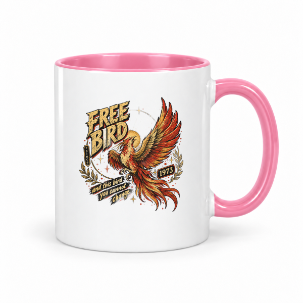 Free Bird Since 1973 – Accent Mug 11oz