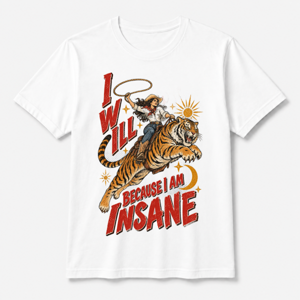 I Will Succeed Cowgirl Tiger – Bella Canvas 3001 T-Shirt
