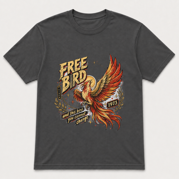 storeops-ec0860aed428f59d532f09f04ef31f095eab40829766d3bc7f9a153f920cc868 Free Bird Since 1973 – Gildan 5000 T-Shirt