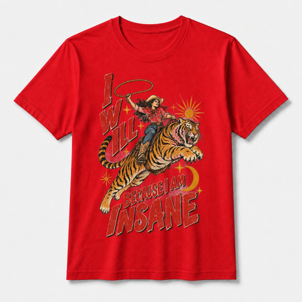 I Will Succeed Cowgirl Tiger – Bella Canvas 3001 T-Shirt
