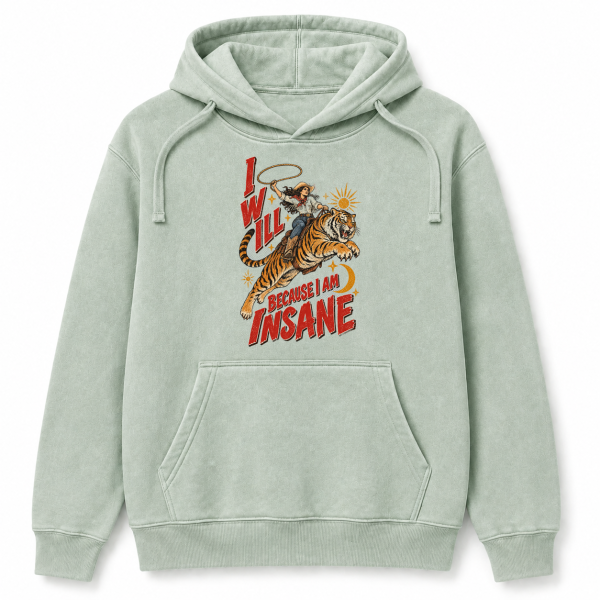 I Will Succeed Cowgirl Tiger – Comfort Colors 1567 Hoodie