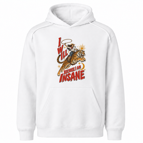 I Will Succeed Cowgirl Tiger – Gildan 18500 Hoodie
