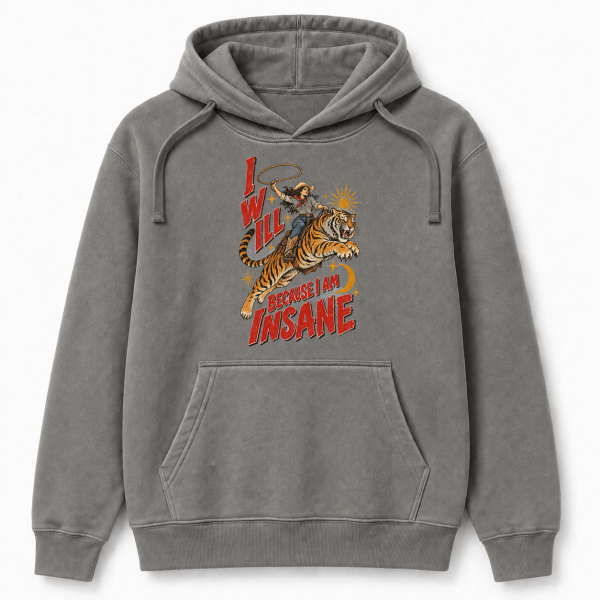 I Will Succeed Cowgirl Tiger – Comfort Colors 1567 Hoodie